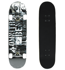 Senmi 7 Plies Maple Double Kick Concave Deck Cool alphabet Grip Tape Skateboard for Primary Intermediate + Free Skateboard Bag