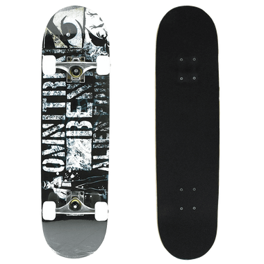 Senmi 7 Plies Maple Double Kick Concave Deck Cool alphabet Grip Tape Skateboard for Primary Intermediate + Free Skateboard Bag